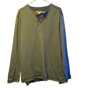 Carbon2Cobalt green pullover long sleeve shirt size xl